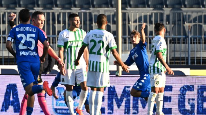 Điểm nhấn trận Empoli vs Sassuolo